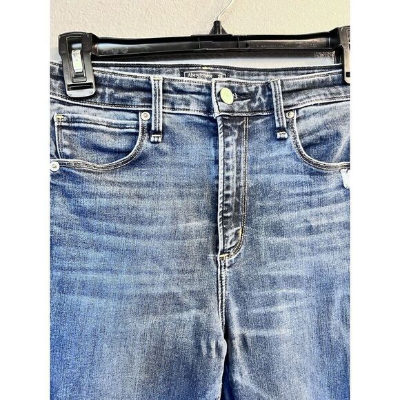Abercrombie‎ & Fitch Simone High Rise Super Skinny Distressed Size 2R 26 - Picture 2 of 9